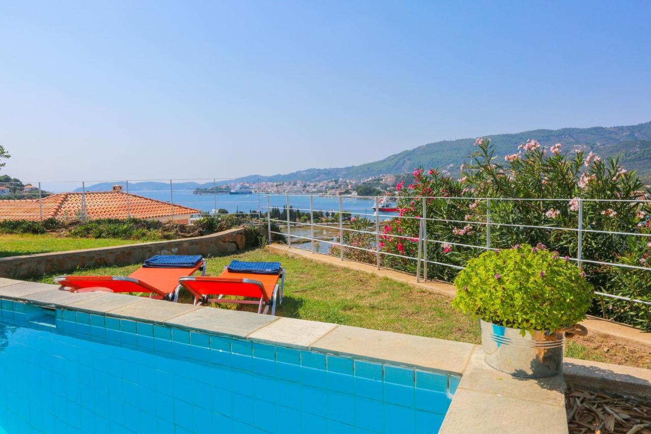 Punta Skiathos Seaview Villa With Pool מראה חיצוני תמונה