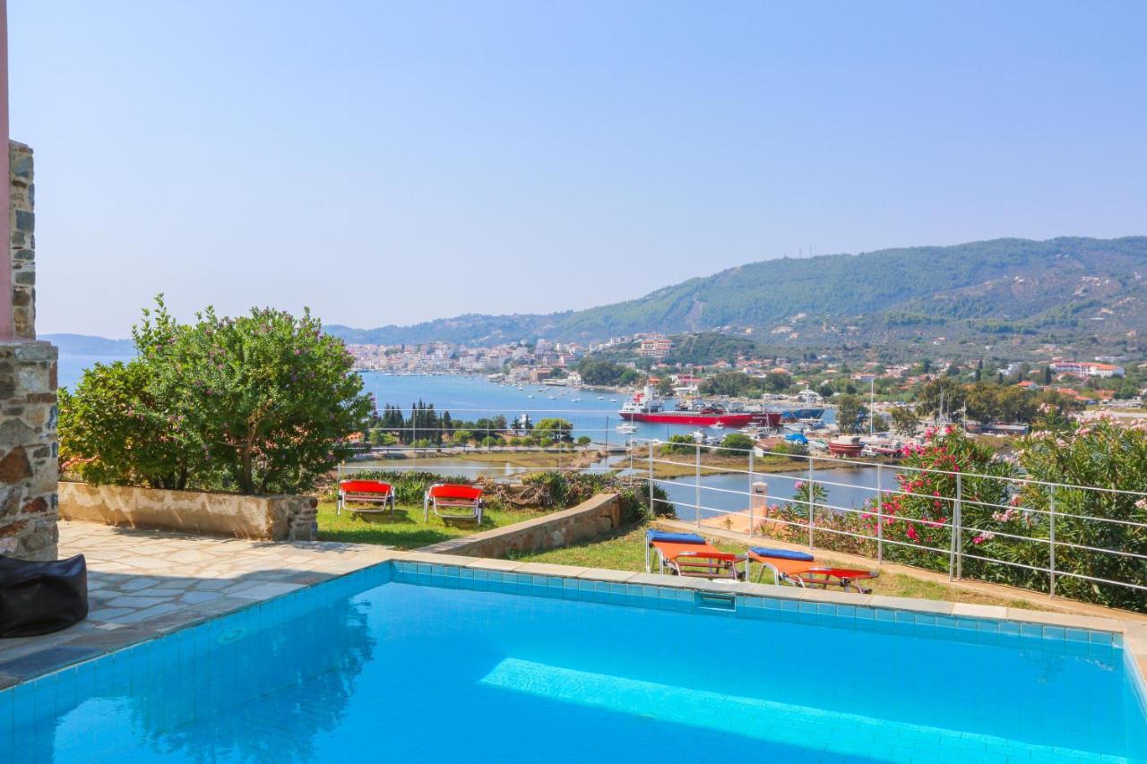 Punta Skiathos Seaview Villa With Pool מראה חיצוני תמונה