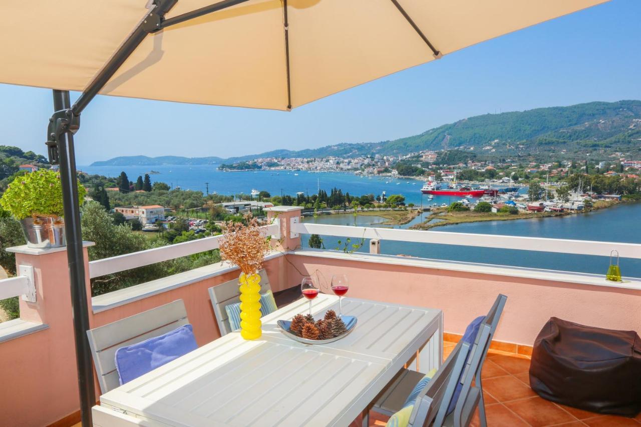 Punta Skiathos Seaview Villa With Pool מראה חיצוני תמונה