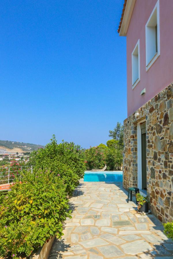 Punta Skiathos Seaview Villa With Pool מראה חיצוני תמונה