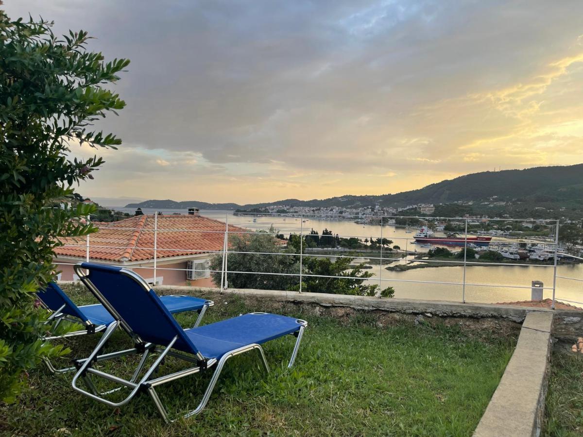 Punta Skiathos Seaview Villa With Pool מראה חיצוני תמונה